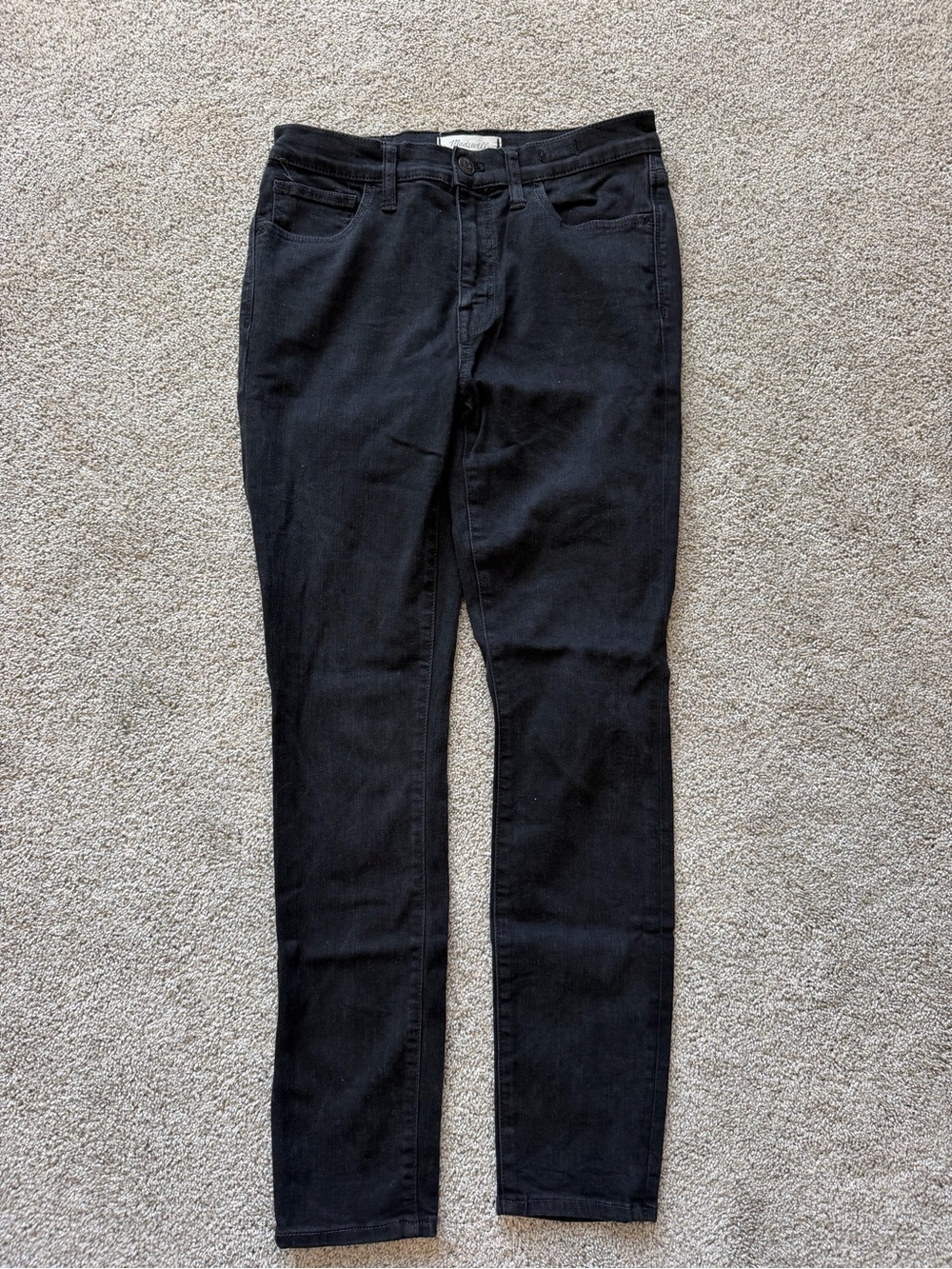 Women’s Madewell Roadtripper Black Skinny Jeans- Size 27